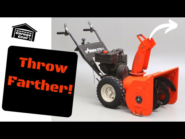 How Do You Throw Snow Farther With A Snowblower?