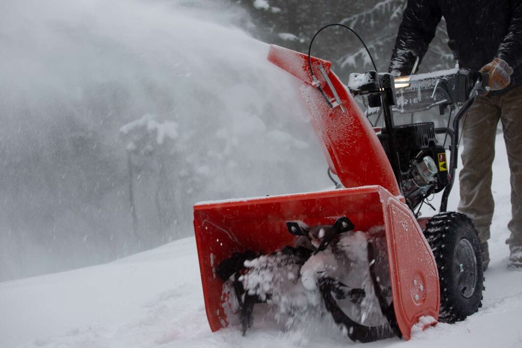 How Far Does A Single Stage Snow Blower Throw Snow?