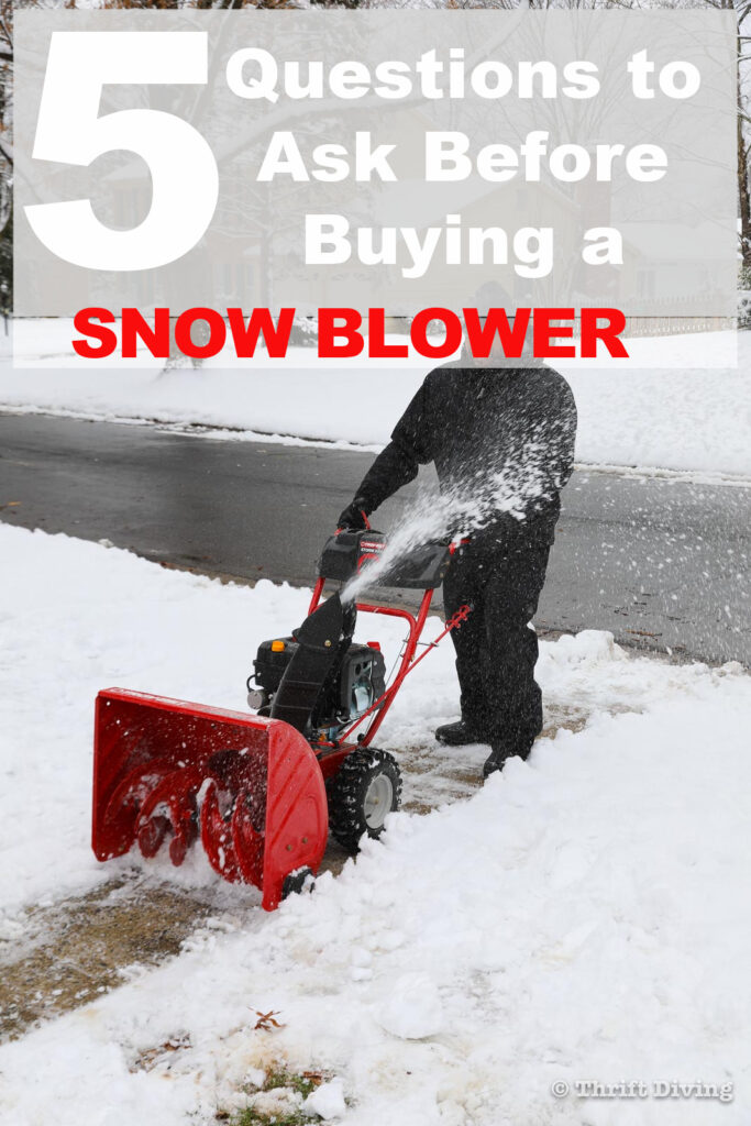 How Much Snow Do You Need Before Using A Snowblower?