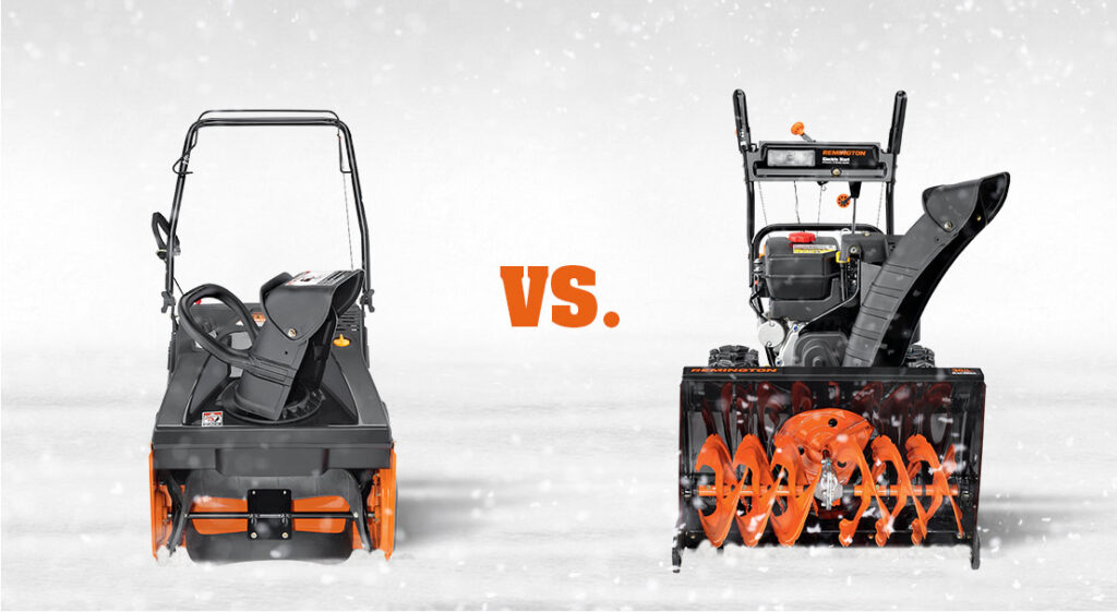 What Is The Difference Between A Single Stage Snow Blower And A Snow Thrower?