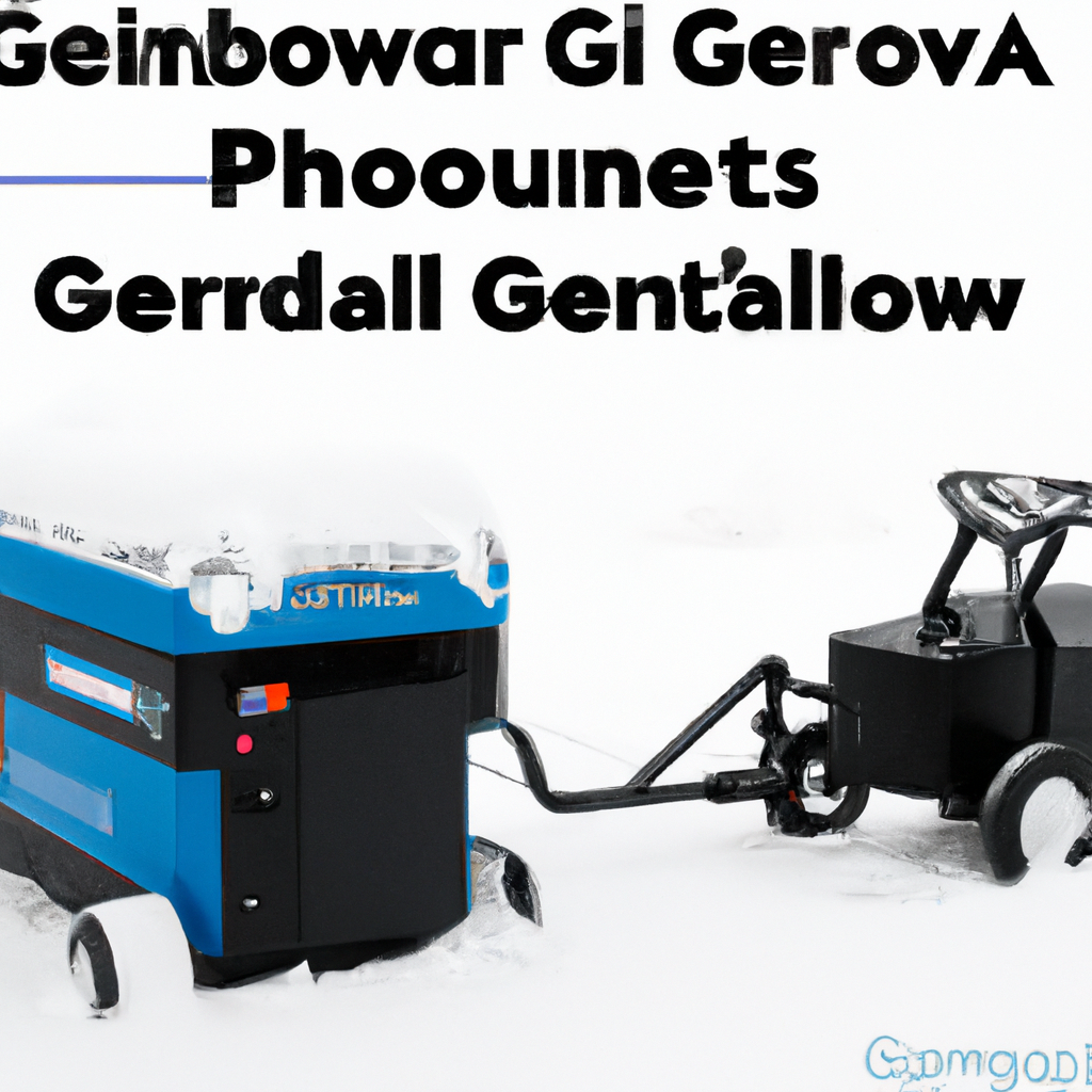 Can I Use A Generator To Power My Electric Snowblower?