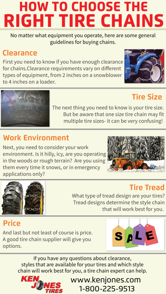 How Do I Choose The Right Tire Chains For My Snowblower?